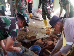 Haru dan Bahagia Wajah Mahdalena, Saat Satgas TMMD Rehab Dapur Rumah Miliknya