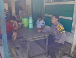 Polisi Sampaikan Pesan Kamtibmas kepada Warga dengan Humanis