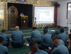 Perkuat Iman Dan Integritas, Lantamal XIV Rutinkan Pembinaan Rohani Islam