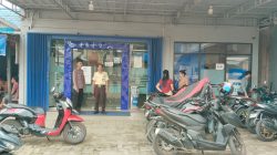 Petugas Sambangi Warga, Ingatkan Satpam Bank Waspadai Modus Menabung Palsu