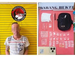 Satresnarkoba Polres Landak Ringkus Residivis Narkoba, Puluhan Paket Shabu Diamankan