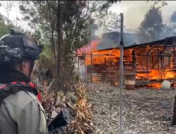 Aksi Cepat Satgas Ops Damai Cartenz: Kejar Pelaku Pembakaran Rumah Bupati dan Kantor Distrik di Puncak