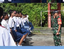 TNI Latih 104 Mahasiswa SMK Kesehatan; Tanamkan Disiplin Sejak Dini