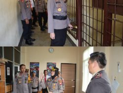 Hari Pertama, Kapolres Landak Cek Ruang Kerja dan Tahanan