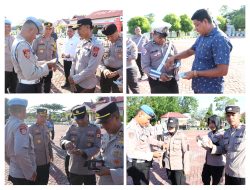 Waka Polres Buru Pimpin Giat Penegakan dan Penertiban Disiplin Terhadap Personel Polres Buru