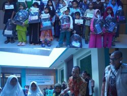 YBM PLN UP3 Kendari Salurkan Bantuan Peralatan Sekolah untuk Anak Yatim dalam Program Muharram Ceria