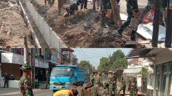 Sasaran Fisik Perbaikan Saluran Air Terus Dikebut Satgas TMMD Reguler Ke-125 Kodim 0735/Surakarta