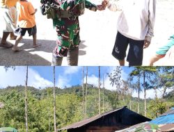 TNI Semakin Dekat di Hati Rakyat: Pos Bulangkop Gelar Anjangsana Penuh Kehangatan di Kampung Bulangkop