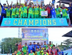 Tim Sepak Bola Koarmada III Tampil Gemilang, Jawara Sepak Bola TNI AL Wilayah Timur