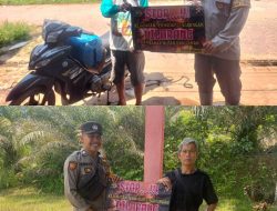 Cegah Kebakaran Hutan Dan Lahan Polsek Meranti Gencarkan Sosialisasi Karhutla