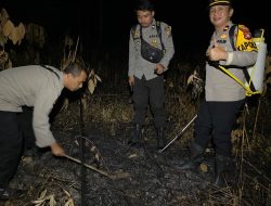 Quick Respon , Polsek Mempawah Hulu datangi titik hotspot Karhutla