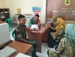Babinsa dan Aparat Desa Jalin Silaturahmi, Jaga Keamanan Bersama