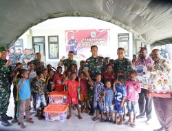 Sentuhan Lembut Pangdam Kepada Anak Yatim di Manokwari Selatan