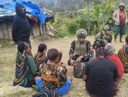Satgas Yonif 700/WYC Anjangsana ke Kampung Gigobak: Pelayanan Kesehatan Jadi Bukti Kepedulian TNI