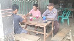 Laksanakan Patroli Siang, Anggota Polsek Meranti Ajak Masyarakat Cegah Karhutla