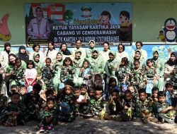 Ketua Yayasan Kartika Jaya Kunjungi TK Kartika VI-9 Merauke, Disambut Penuh Keceriaan Anak-Anak