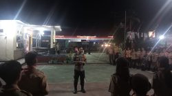 Bhabinkamtibmas Polsek Mempawah Hulu sampaikan Himbauan Kepada Anggota Pramuka Gugus Depan Landak 02.005