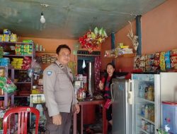 Hadir Di Tengah Warga Binaan Bhabinkamtibmas Sambangi Warga Desa Kuala Behe