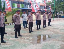 Kapolsek Mempawah Hulu Berikan Arahan Pentingnya Kedisiplinan saat Pelaksanaan Apel Pagi
