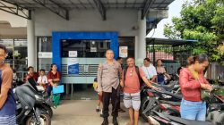 Demi Keamanan, Polsek Mandor Gencar Laksanakan Patroli Siang Hari dan Berikan Himbauan kepada Warga serta Nasabah Bank