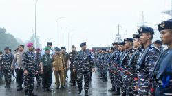 Di Tengah Guyuran Hujan, Pangkoarmada III Pimpin Apel Gelar Latihan SAR Laut TA 2025 di Ambon