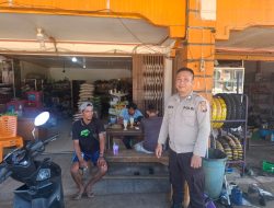 Patroli Dialogis Polsek Kuala Behe Jaga Kamtibmas Tetap Kondusif