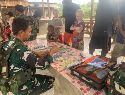 Bakti TNI untuk Rakyat: Pos Dinmot Satgas Yonif 751/VJS Gelar Pengobatan Gratis di Perbatasan Papua
