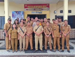 Melalui Zoom Meeting, Rapat Koordinasi Ketahanan Pangan dan Penanggulangan Karhutla Digelar di Polsek Mempawah Hulu