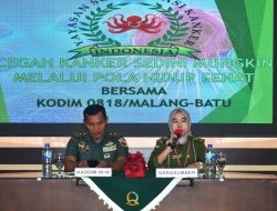 Sosialisasi Kanker di Kodim 0818/Malang-Batu, Wujud Kepedulian Terhadap Kesehatan Prajurit dan Keluarga