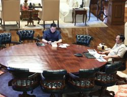 Presiden Prabowo Subianto Pimpin Ratas Melalui Konferensi Video
