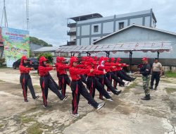 Keringat dan Disiplin, Polres Kubu Raya Siapkan Generasi Pengibar Sang Saka