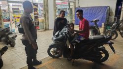 Melalui Patroli Malam , Personil Polsek Mempawah Hulu berikan himbauan Kamtibmas