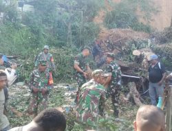 Luar Biasa!! Baru Sehari jabat, Dandim 1802 Sorong Langsung Turun Bantu Korban Longsor