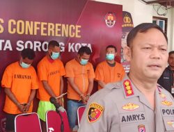 Polresta Sorong Kota Bakar Ganja dan Sabu, Nyatakan Perang Terbuka Terhadap Narkoba
