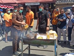 Polresta Sorong Kota Musnahkan Ganja dan Sabu, Serukan Warga Bangkit Melawan Narkoba