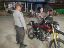 Sambangi Warganya di malam hari, Inilah Yang disampaikan Polisi