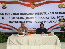 Penyusunan RKBMN 2027, Karo Log Polda Maluku Ingatkan Pentingnya Penyusunan Kebutuhan Pengadaan dan Pemeliharaan BMN