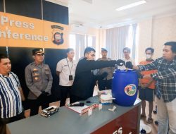 Tegas Berantas Narkotika, Polres Singkawang Musnahkan Barang Bukti Shabu Senilai Ratusan Juta Rupiah