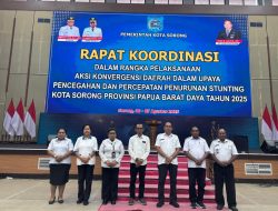 Kota Sorong Perkuat Sinergi Lintas Sektor untuk Percepatan Penurunan Stunting 2025