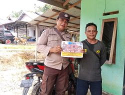 Bhabinkamtibmas Polsek Kuala Behe Lakukan Himbauan Pencegahan Karhutla