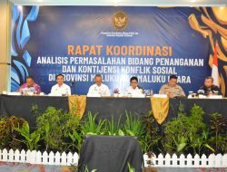 Perkuat Stabilitas Kawasan Timur, Wakapolda Maluku Rakor Penanganan Konflik Sosial Bersama Kemenko Polkam