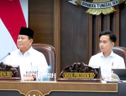 Wapres Gibran Rakabuming Menghadiri Sidang Kabinet Paripurna ke-8 yang di Pimpin oleh Presiden Prabowo Subianto