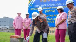 Sukseskan Program MBG dari Pemerintah, Kakorlantas Tinjau Langsung Groundbreaking SPPG Korlantas Polri