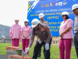 Sukseskan Program MBG dari Pemerintah, Kakorlantas Tinjau Langsung Groundbreaking SPPG Korlantas Polri