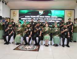 Danrem 044/Gapo Hadiri Sertijab PJU jajaran Kodam II/Swj