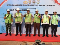 Polres Jakbar Bangun Groundbreaking SPPG di Palmerah, Ribuan Siswa Bakal Dapat Manfaat