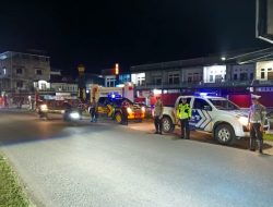 Antisipasi Kerawanan Polres Landak Gelar Patroli Skala Besar, Sasar Balap Liar, Tawuran Antar Genk Motor dan Kriminalitas