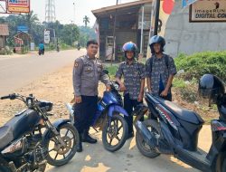 Himbau Anak sekolah Jaga Kamtibmas Di lingkungannya Serta Menggunakan Helm Dan Taati Peraturan Berlalu Lintas