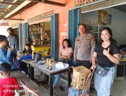 Polisi Sambangi Warganya Dengan Berikan Himbauan Kamtibmas