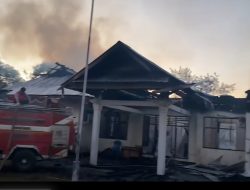 Kantor Inspektorat Kabupaten Bima Terbakar, Seluruh Dokumen Penting Hangus! Bupati Bima: Kita Tunggu Hasil Pemeriksaan APH